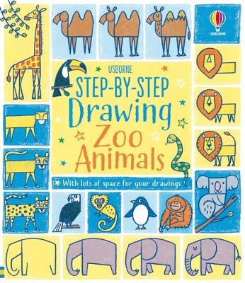 Book cover for Step-by-step Drawing Zoo Animals