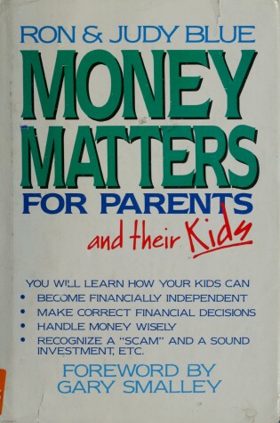 Cover of Money Matters for Parents and Their Kids