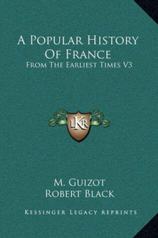 Cover of A Popular History Of France