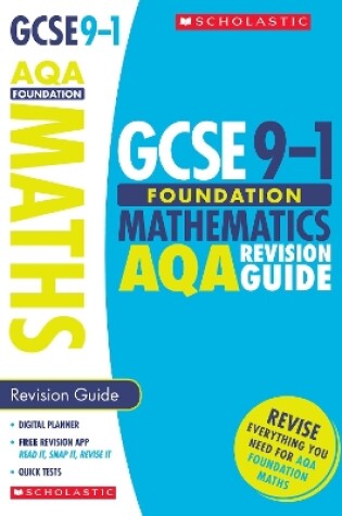 Cover of Maths Foundation Revision Guide for AQA