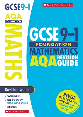 Book cover for Maths Foundation Revision Guide for AQA