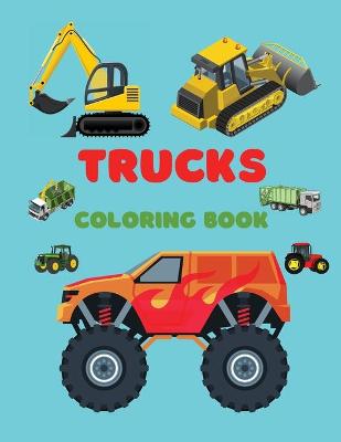 Book cover for Trucks Coloring Book