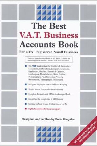Cover of The Best V.A.T. Business Accounts Book
