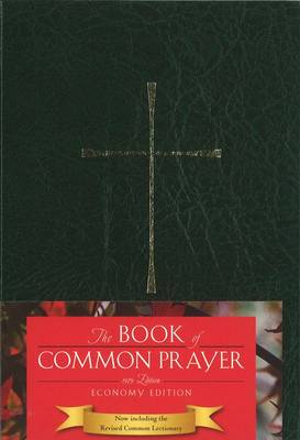 Book cover for 1979 Book of Common Prayer, Economy Green Leather