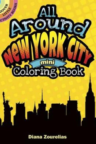 Cover of All Around New York City Mini Coloring Book
