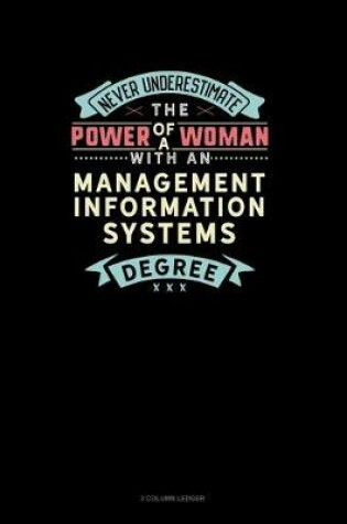 Cover of Never Underestimate The Power Of A Woman With A Management Information Systems Degree