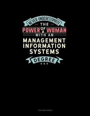 Cover of Never Underestimate The Power Of A Woman With A Management Information Systems Degree