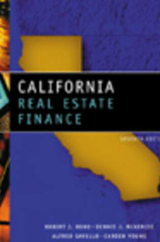 Cover of California Real Estate Finance