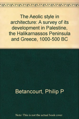 Book cover for The Aeolic Style in Architecture