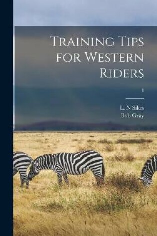 Cover of Training Tips for Western Riders; 1