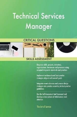 Cover of Technical Services Manager Critical Questions Skills Assessment