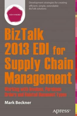 Cover of BizTalk 2013 EDI for Supply Chain Management