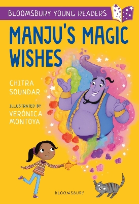 Book cover for Manju's Magic Wishes: A Bloomsbury Young Reader