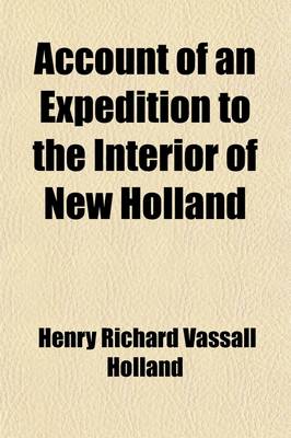 Book cover for Account of an Expedition to the Interior of New Holland
