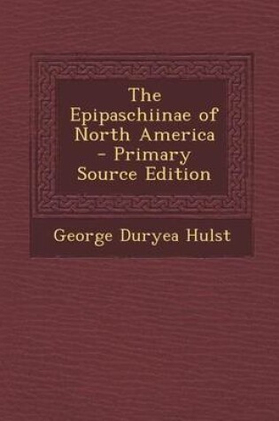 Cover of Epipaschiinae of North America