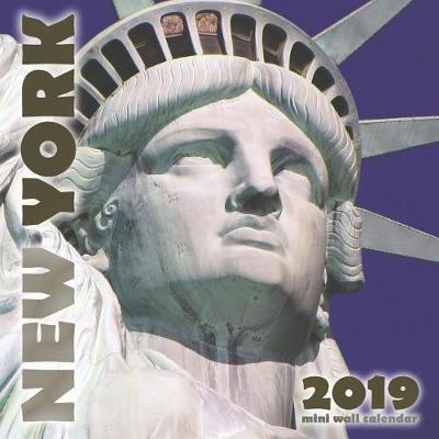 Book cover for New York 2019 Mini Wall Calendar