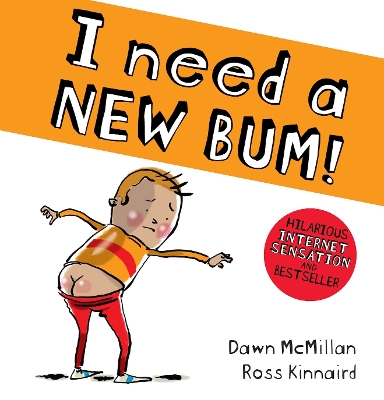 Book cover for I Need a New Bum (board book)