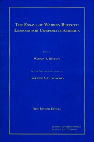 Cover of The Essays of Warren Buffett