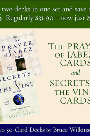 Cover of Prayer of Jabez Cards and Secrets of the Vine Cards