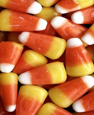 Cover of School Composition Book Candy Corn Halloween Treats 130 Pages