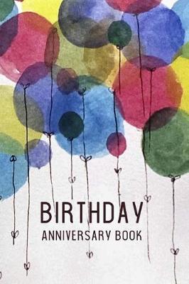 Book cover for Birthday Anniversary Book