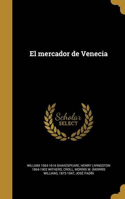 Book cover for El mercador de Venecia