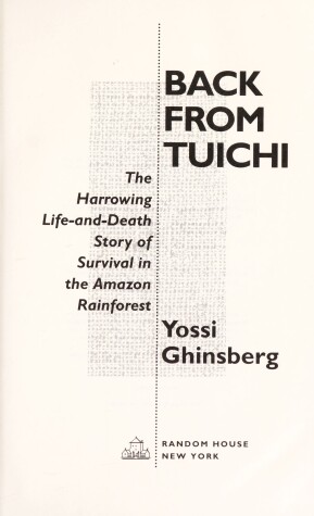 Book cover for Back from Tuichi
