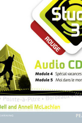 Cover of Studio 3 rouge Audio CD C (11-14 French)