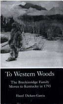 Book cover for To Western Woods