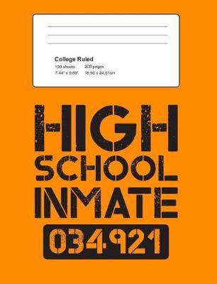 Book cover for High School Inmate