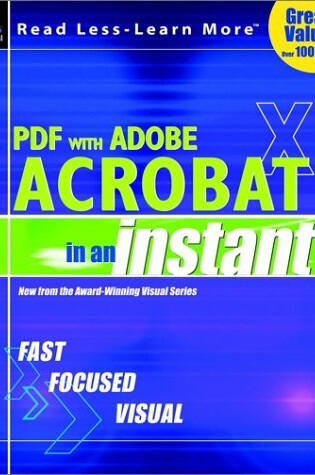 Cover of Pdf with Adobe Acrobat X in an Instant