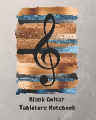 Book cover for Blank Guitar Tablature Notebook