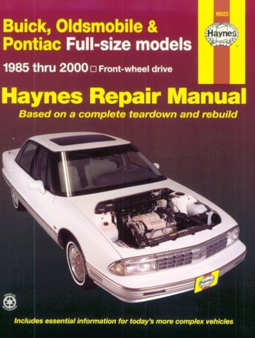 Cover of Buick, Oldsmobile and Pontiac Full-size FWD Models Automotive Repair Manual