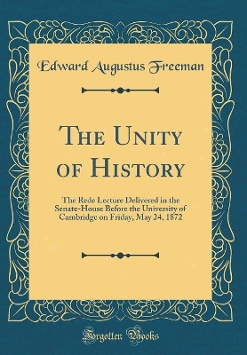 Book cover for The Unity of History