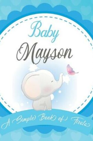 Cover of Baby Mayson A Simple Book of Firsts