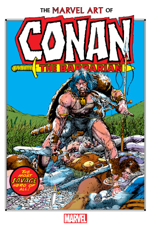 Cover of The Marvel Art Of Conan The Barbarian