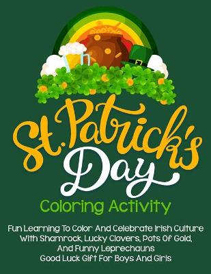 Book cover for St. Patrick's Day Coloring Activity