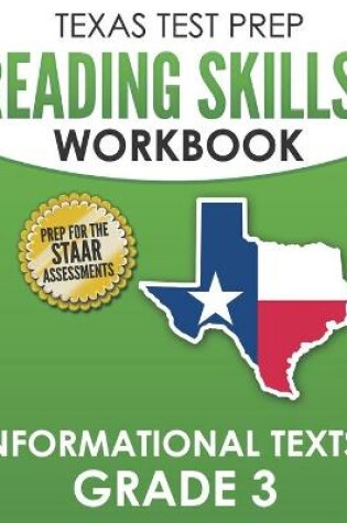 Cover of TEXAS TEST PREP Reading Skills Workbook Informational Texts Grade 3