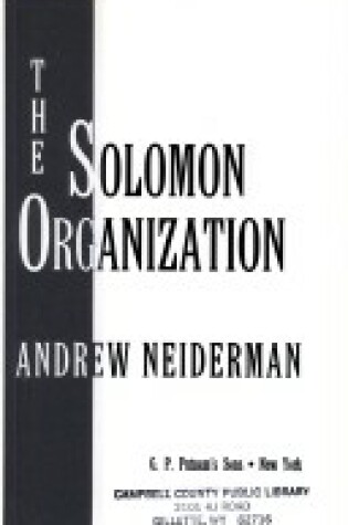Cover of Soloman Organization