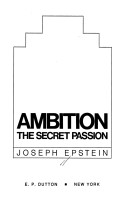 Book cover for Ambition