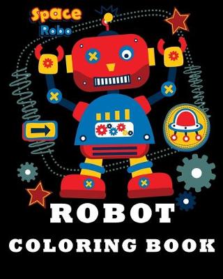 Book cover for Robot Coloring Book