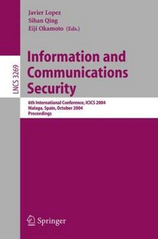 Cover of Information and Communications Security