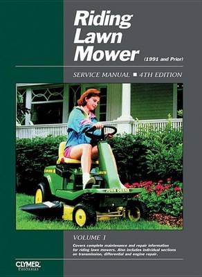 Book cover for Riding Lawn Mower Service Manual