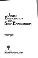 Book cover for Jewish Emancipation and Self-Emancipation