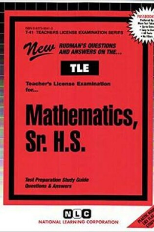 Cover of Mathematics, Sr. H.S.