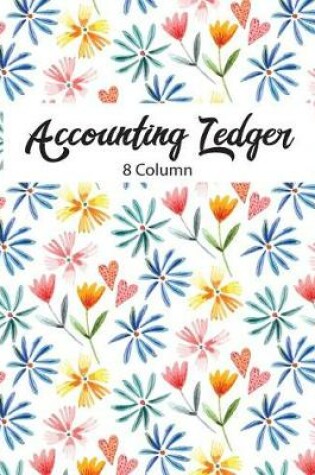 Cover of 8 Column Accounting Ledger