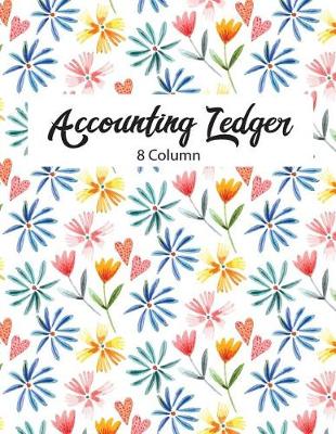 Book cover for 8 Column Accounting Ledger