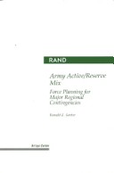 Book cover for Army Active/Reserve Mix
