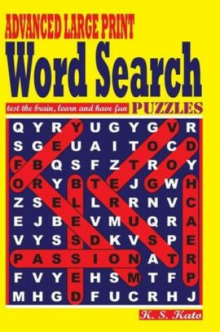 Cover of Advanced Large Print Word Search Puzzles