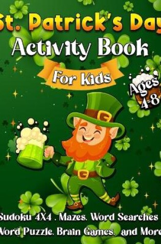 Cover of St Patrick's Day Activity Book For Kids